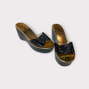 Michael Kors slide on wedges